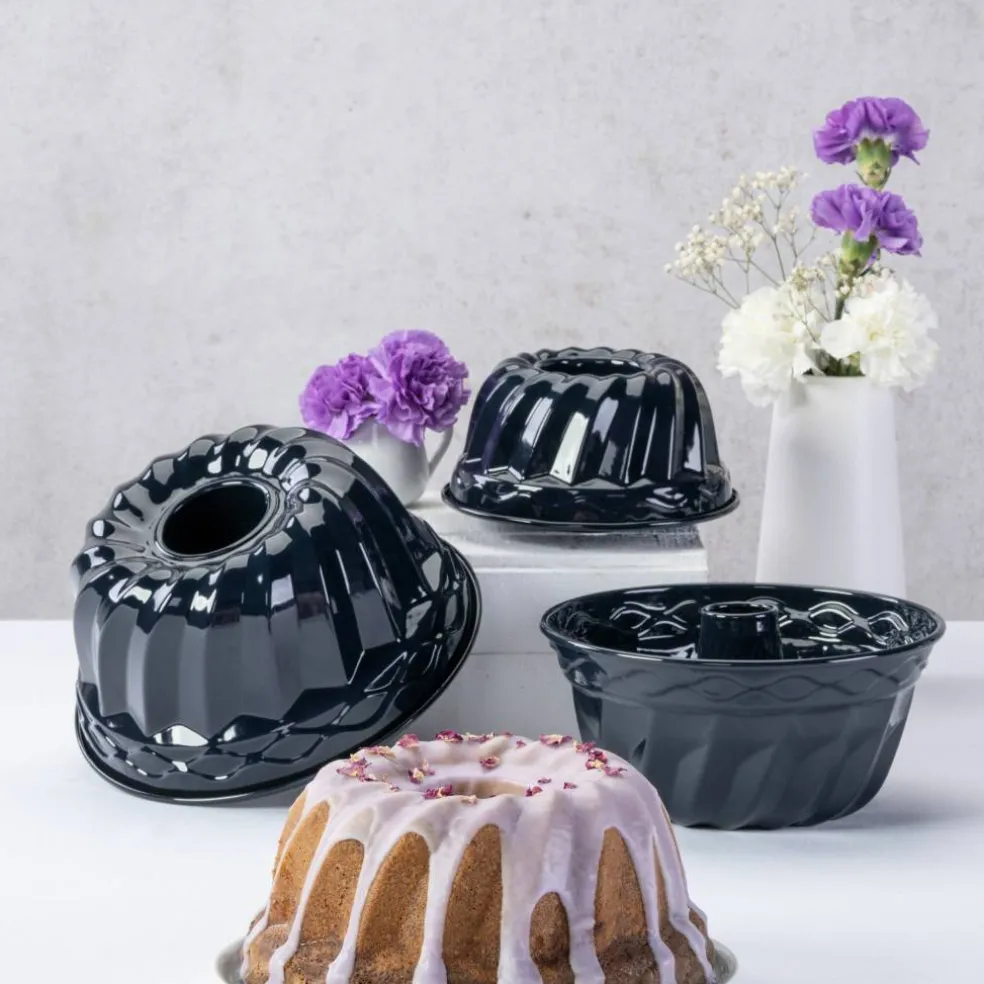 Kakform 18 cm, emaljerat stål