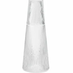 Karaff med glas, 1 liter, klar