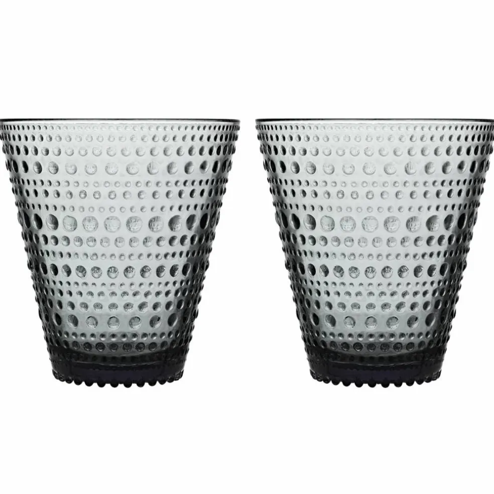 Kastehelmi glas 30 cl 2-pack, grå