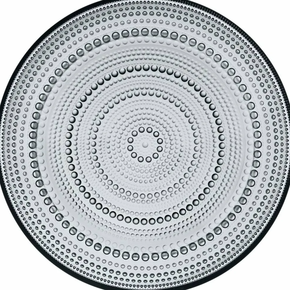 Kastehelmi tallrik 25 cm, grå