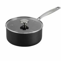 Kastrull med stålhandtag 18 cm, 1,9 liter, svart