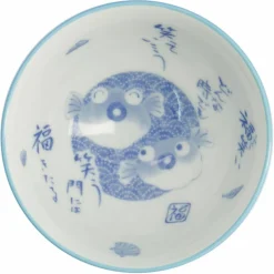Kawaii Fish Blue skål 11 cm
