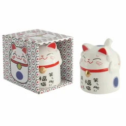 Kawaii Lucky Cat mugg 35 cl, blå