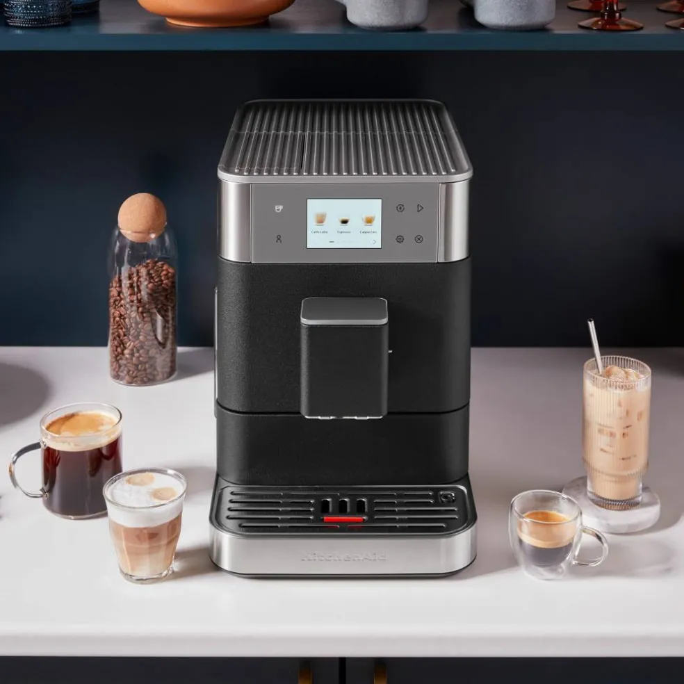 KF7 espressomaskin, cast iron black