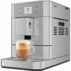 KF6 espressomaskin, rostfritt stål