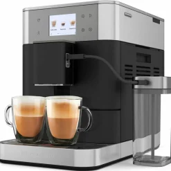 KF7 espressomaskin, rostfritt stål