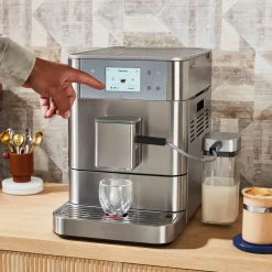 KF7 espressomaskin, rostfritt stål
