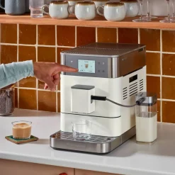 KF7 espressomaskin, rostfritt stål