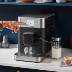 KF7 espressomaskin, rostfritt stål