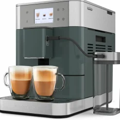 KF7 espressomaskin, rostfritt stål