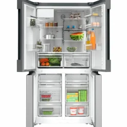 KFI96APEA Serie 6 fristående kombiskåp 183 × 90,5 cm, rostfritt stål