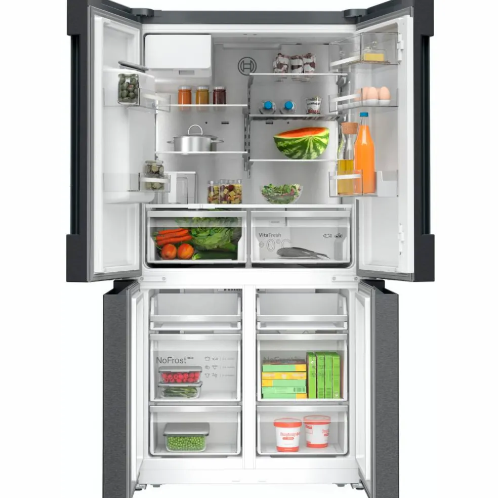 KFI96AXEA Serie 6 fristående kombiskåp 183 × 90,5 cm, antracit