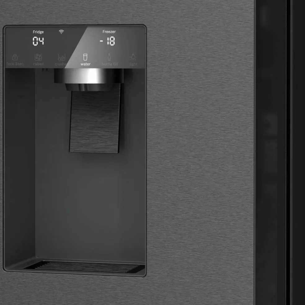 KFI96AXEA Serie 6 fristående kombiskåp 183 × 90,5 cm, antracit