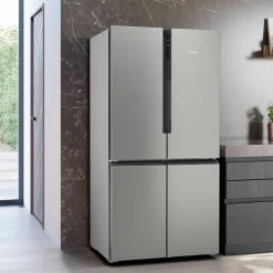KF96NVPEA iQ300 iQ300 fristående kyl och frys 183x91 cm, borstat stål