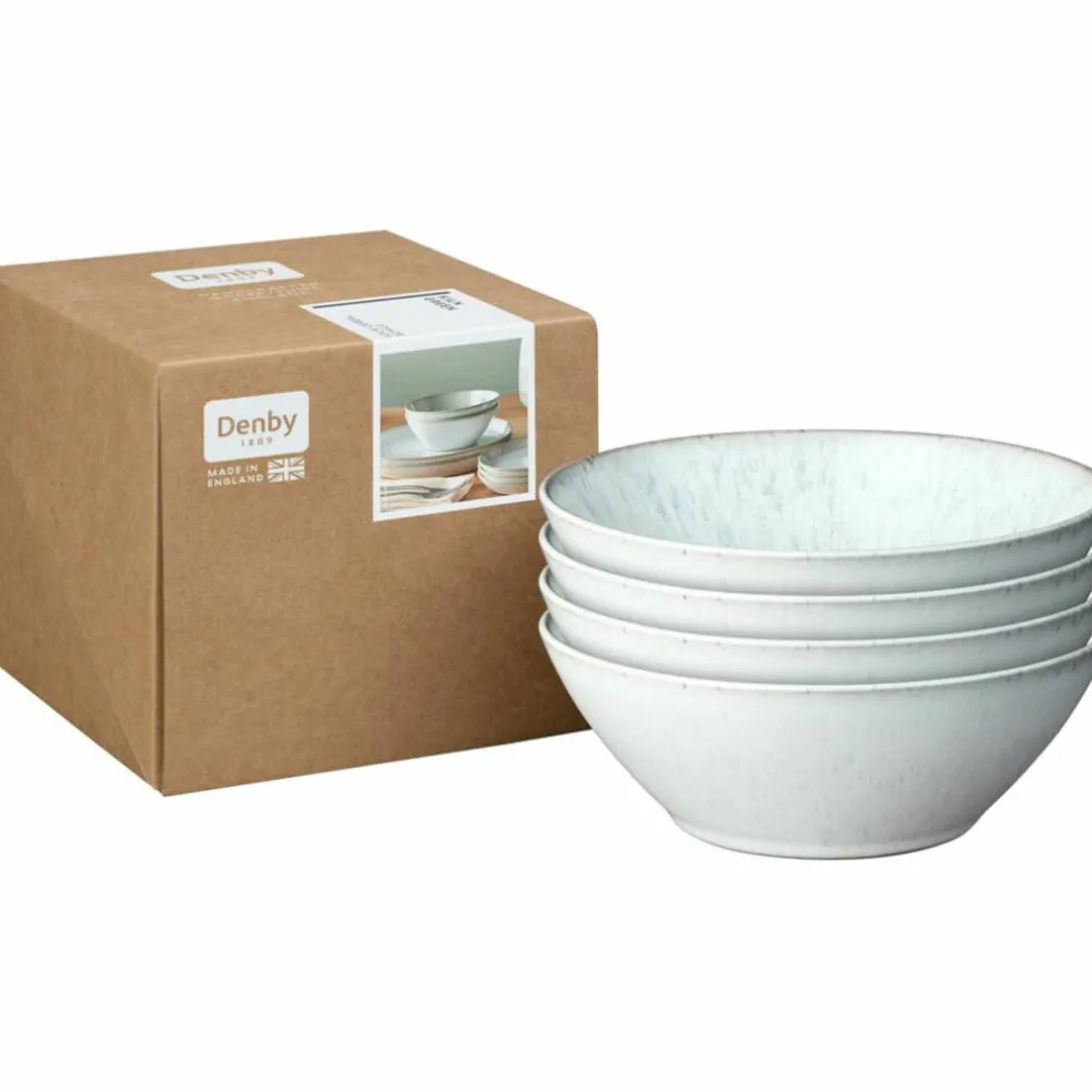Kiln Green, set med 4 frukostskålar