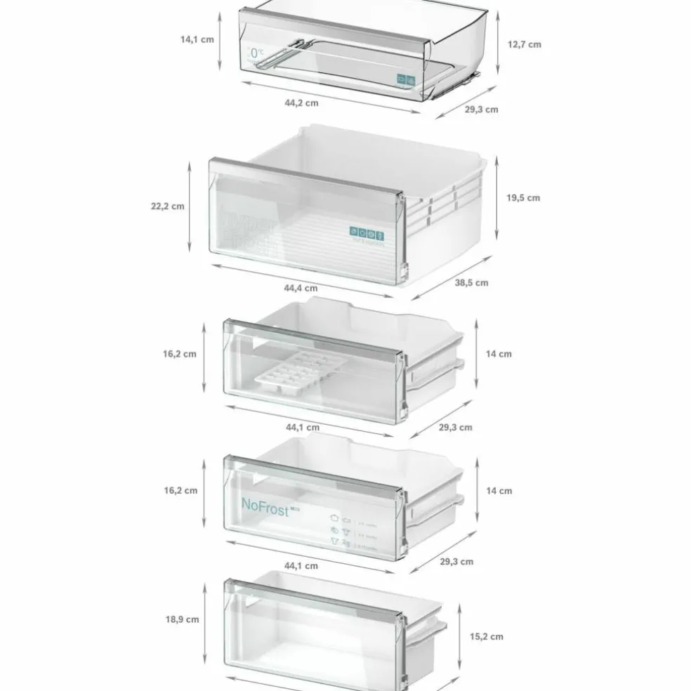 KI96NVFD0 iQ300 inbyggd kyl/frys
