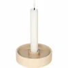 Kirnu Ljusstake 11x3,5 cm, beige