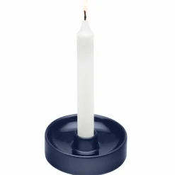 Kirnu Ljusstake 11x3,5 cm, blå