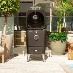 4K Kolgrill, svart