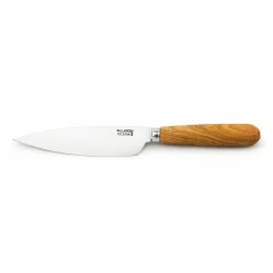 Kökskniv 9 cm, rostfritt stål/olivträ