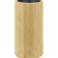 Knivblock bambu, diameter 13 cm