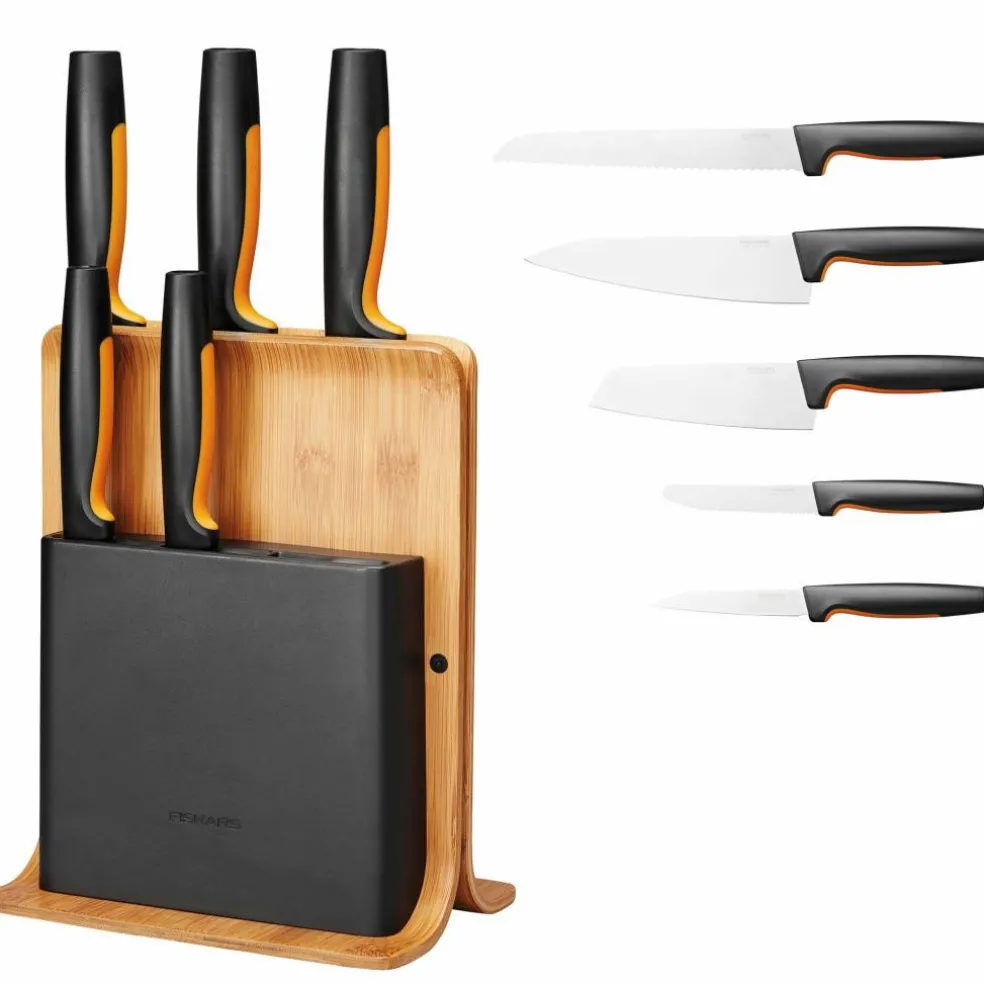 Knivblock Functional Form 5-Knivar Bambu