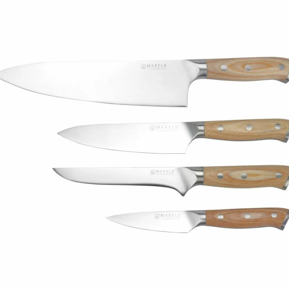 Knivset, 4 delar