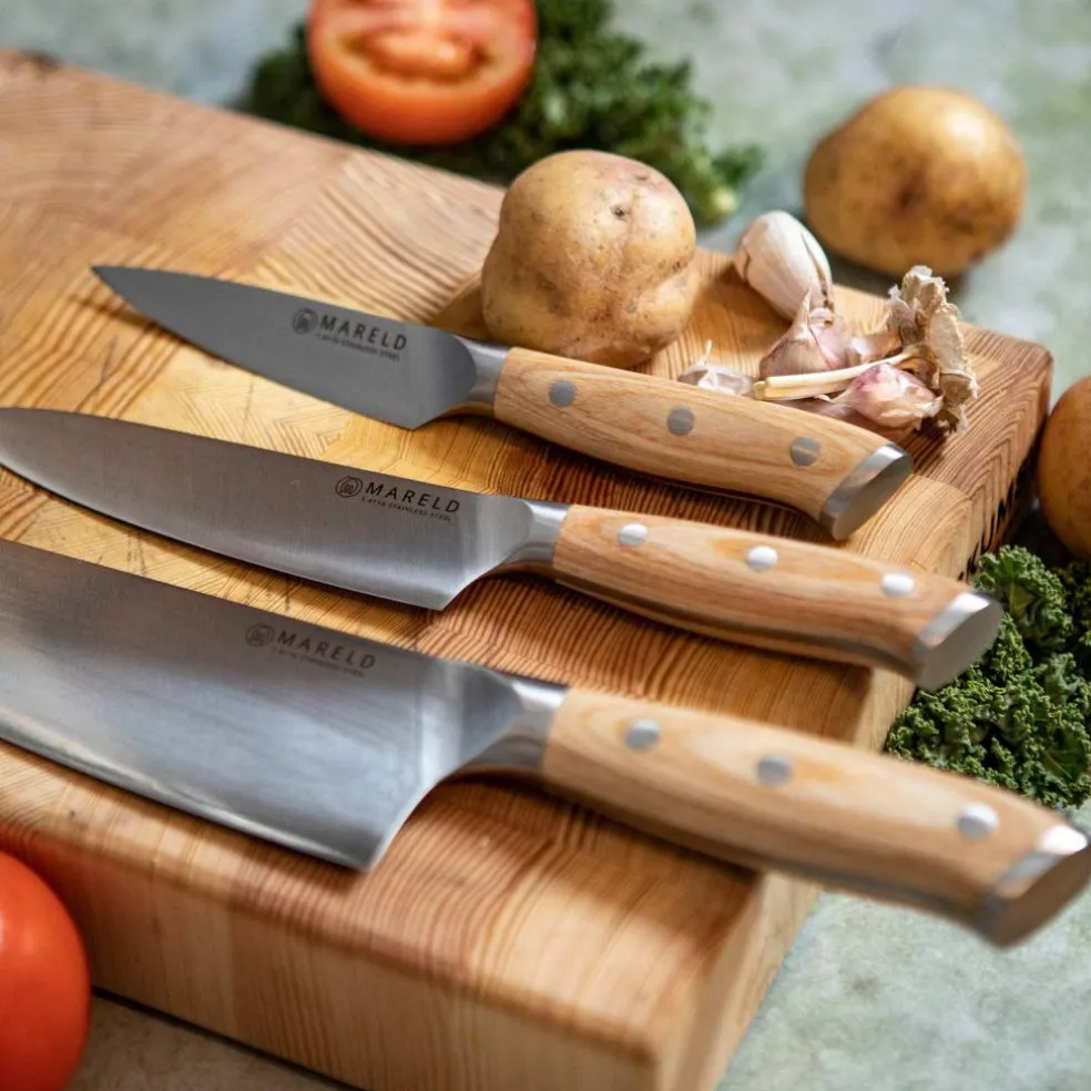 Knivset, 4 delar