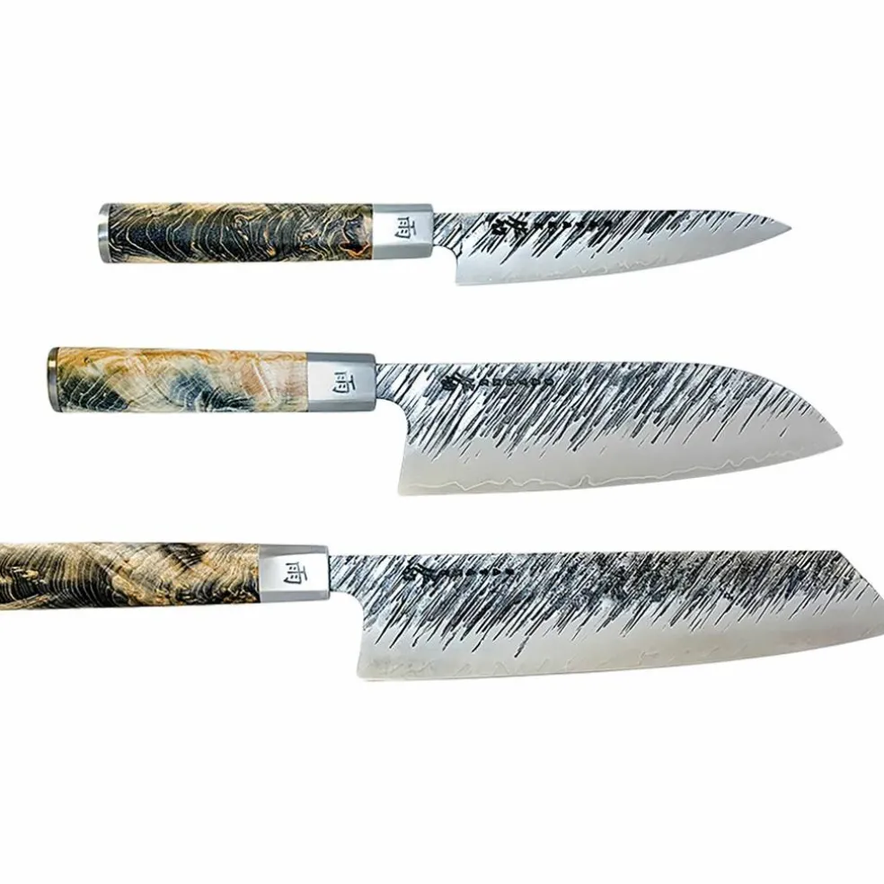 Knivset, 3 delar