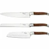 Knivset 3 delar, Black Wood