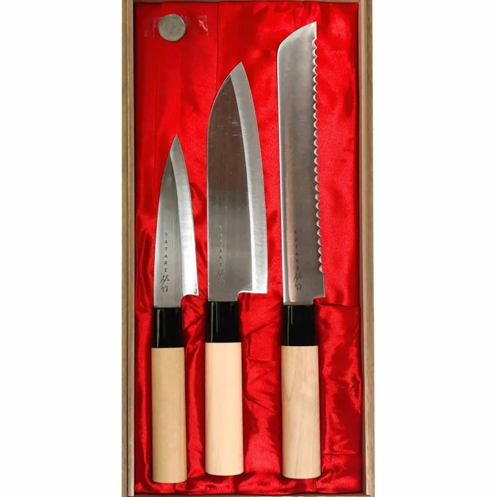 Knivset 3 delar i Balsabox