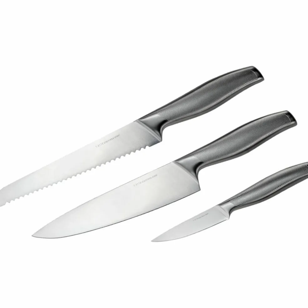 Knivset 3 delar med magnetiskt knivblock