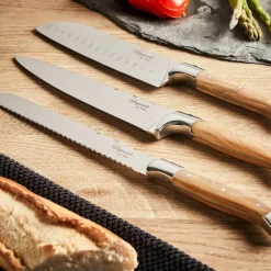 Knivset 3 delar, Oak