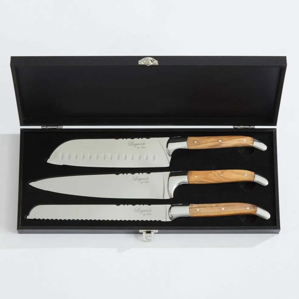 Knivset 3 delar, Rosenwood