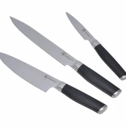 Knivset 3 delar, svart