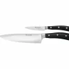 Knivset 2 delar Svart, Kockkniv + Skalkniv