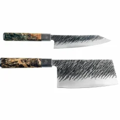 Knivset (kinesisk kockkniv + bunka)