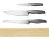 Knivset, 3 knivar + Magnetlist 30 cm