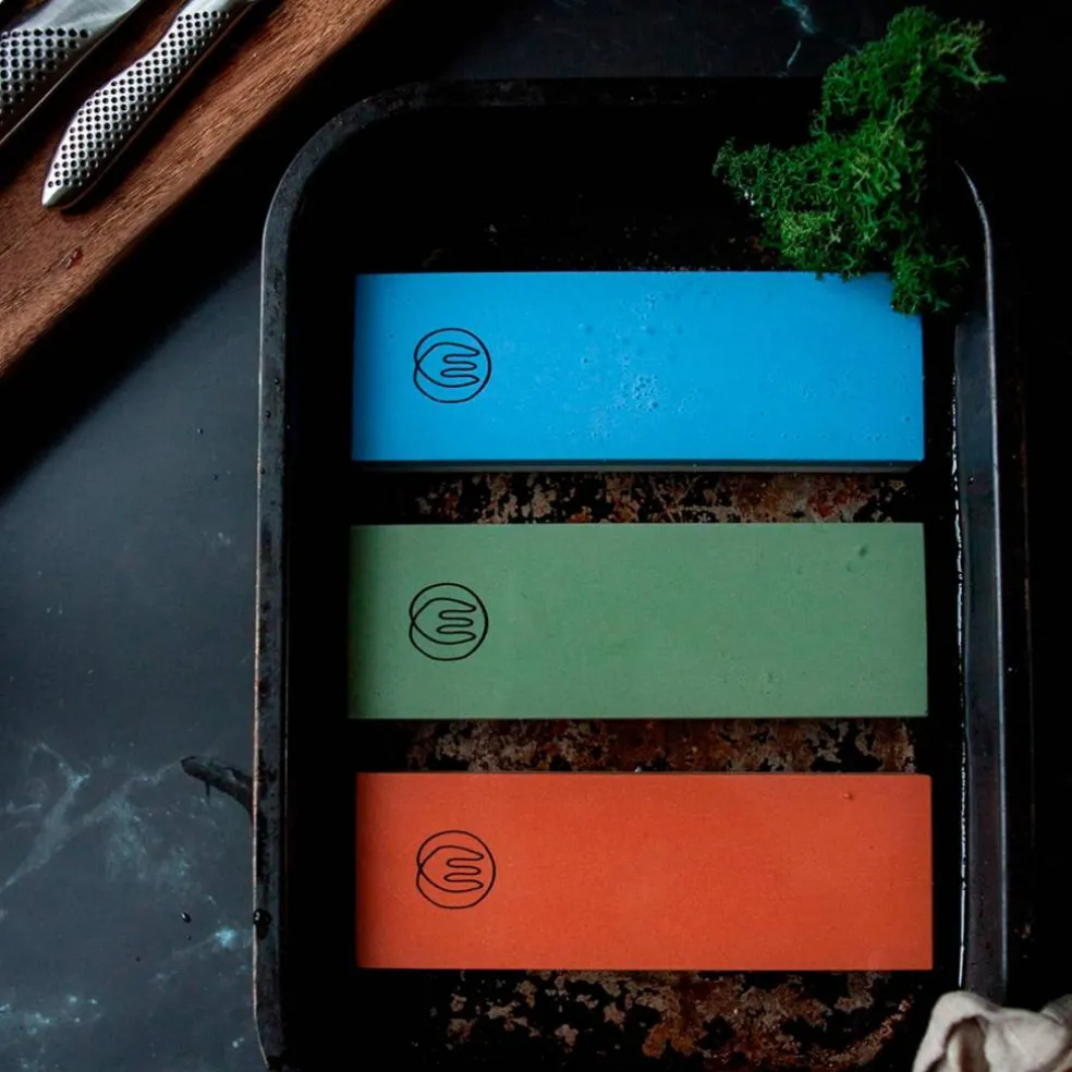Knivset, 7 knivar, svart