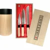 Knivset med knivblock, 4 delar