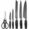 Knivset (5 st) + knivblock med slip
