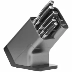 Knivset (5 st) + knivblock med slip