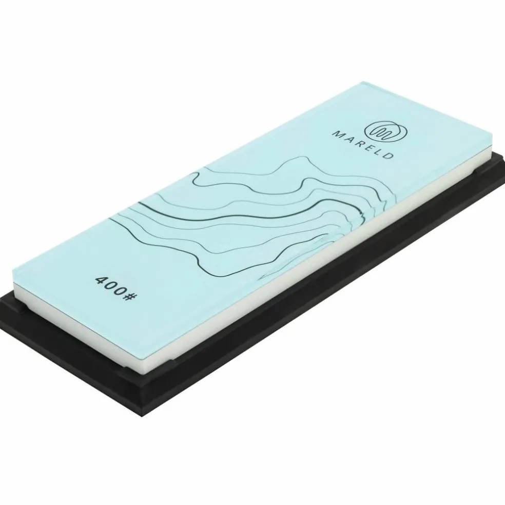 Kockkniv Olivslipad svart, 21 cm