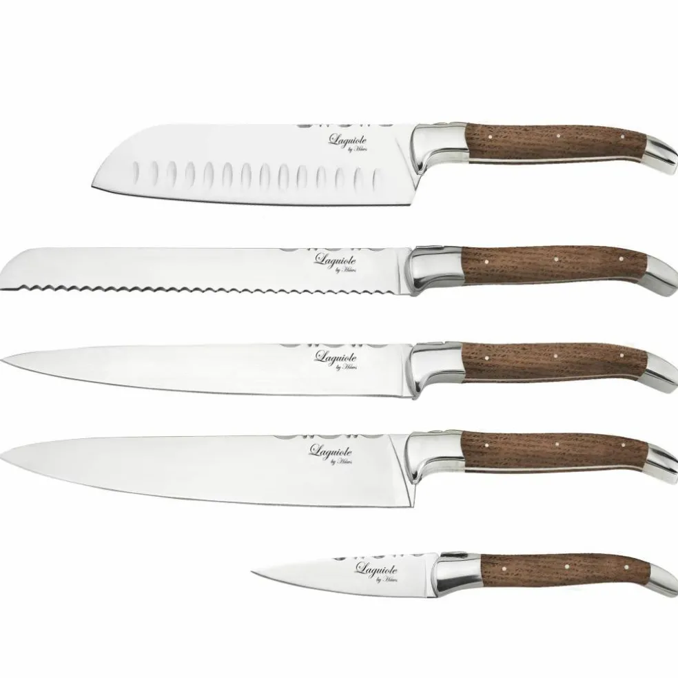 Kockknivset 5 delar, Black Wood