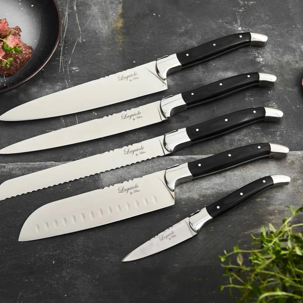 Kockknivset 5 delar, Oak