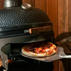 Kolgrill, grön + grillmästarens rotisseri och pizzaugn