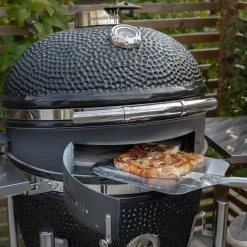 Kolgrill, grön + grillmästarens rotisseri och pizzaugn