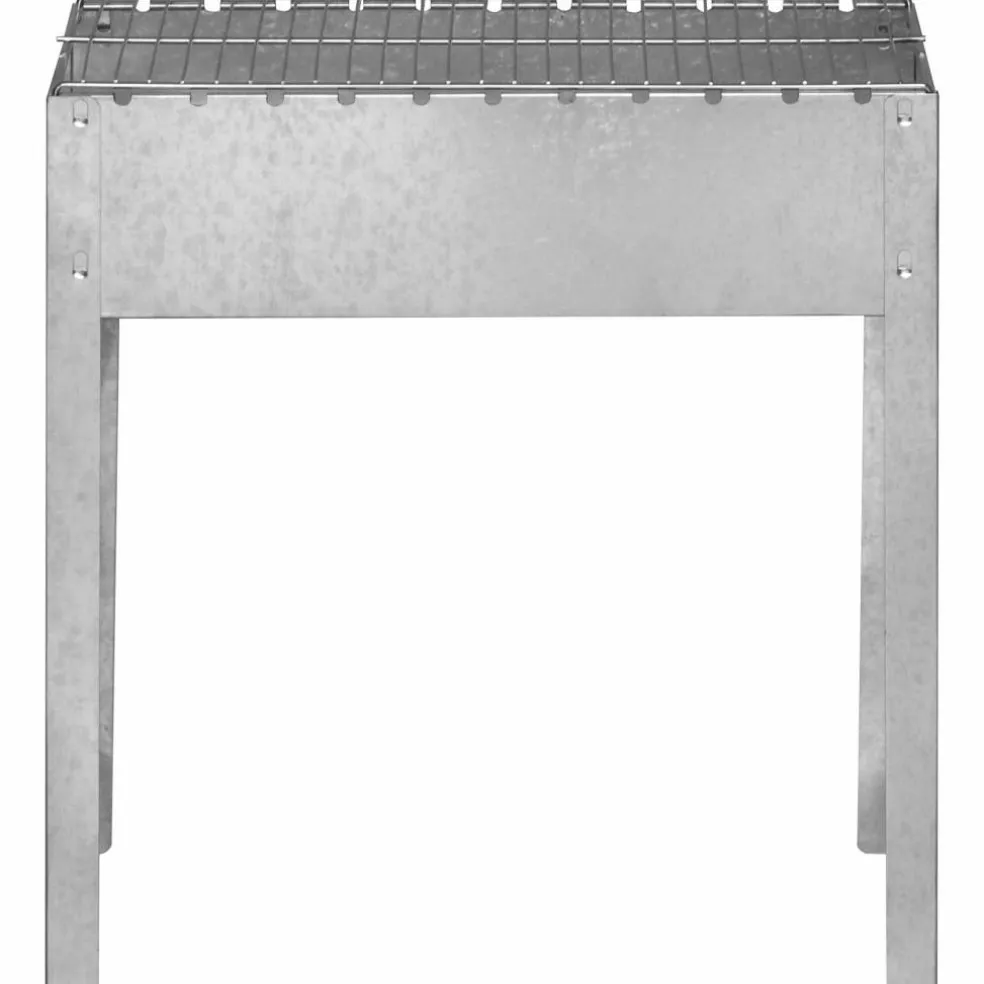 Kolgrill med grillspett