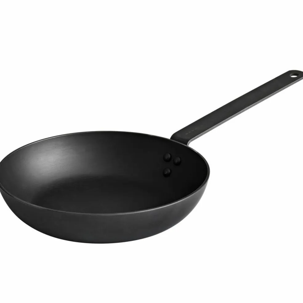 Kolstål stekpanna 24 cm