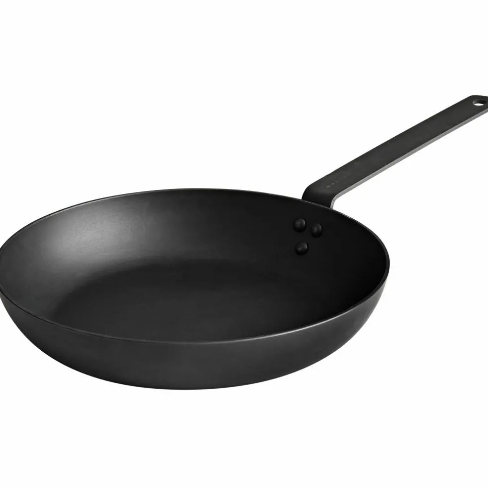 Kolstål stekpanna 24 cm